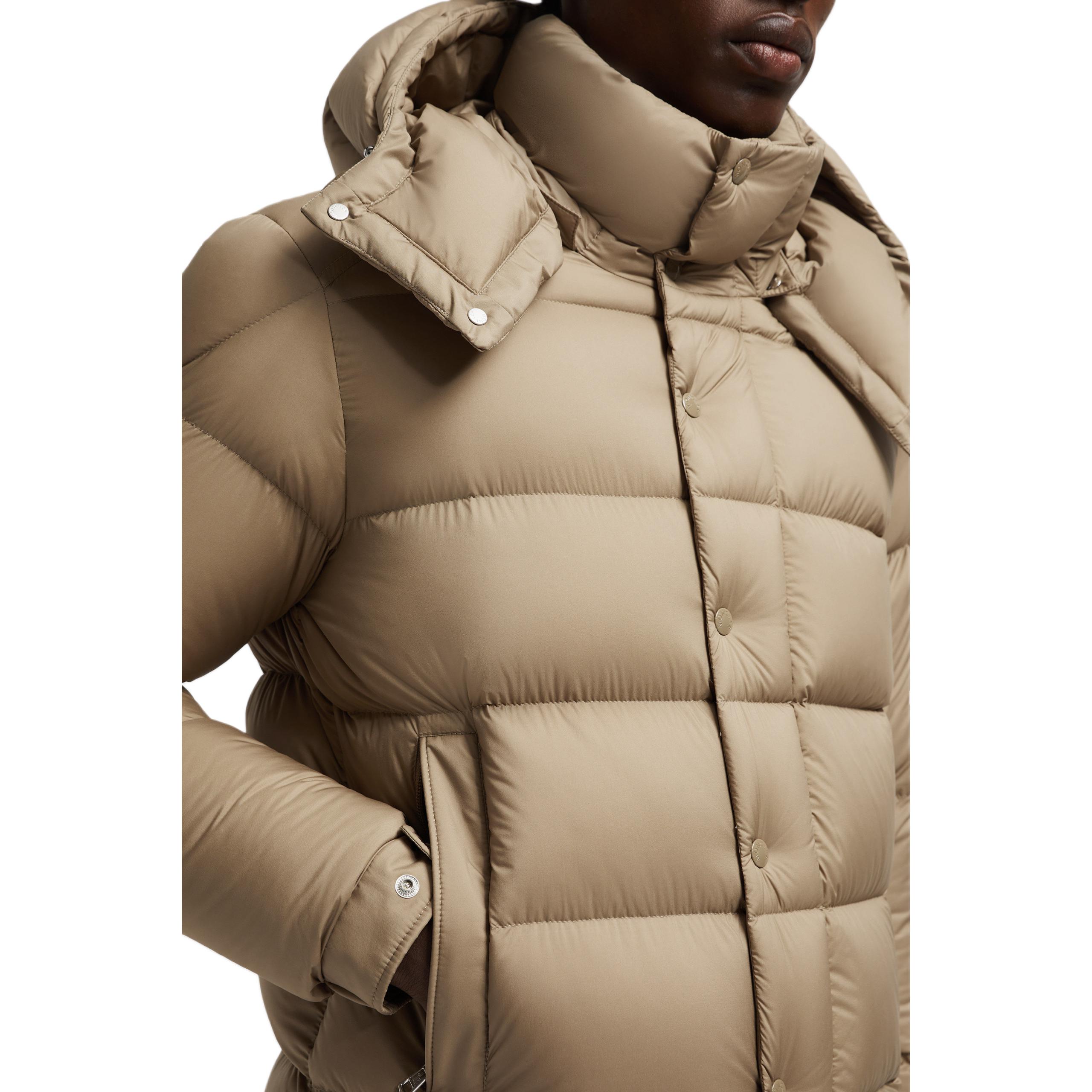 Куртка Moncler Vezere (светло-коричневая) — фото 5