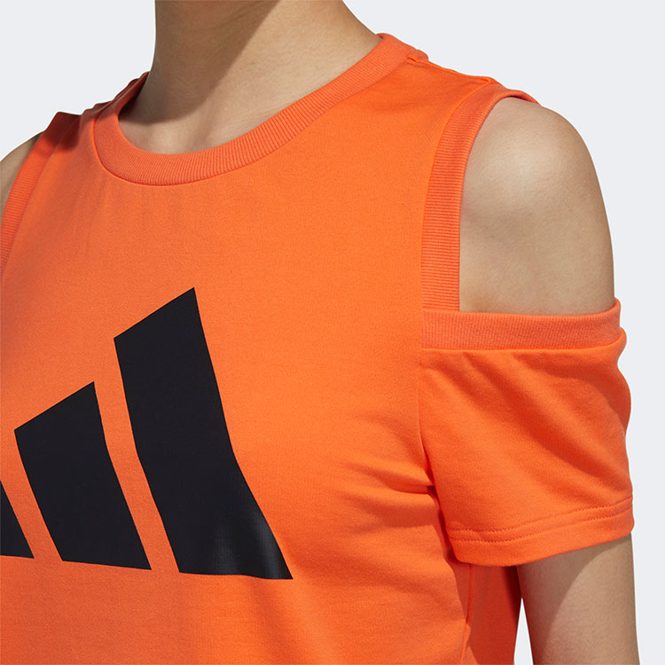 Женские футболка adidas Str Tee Excite (оранжевый) — фото 4