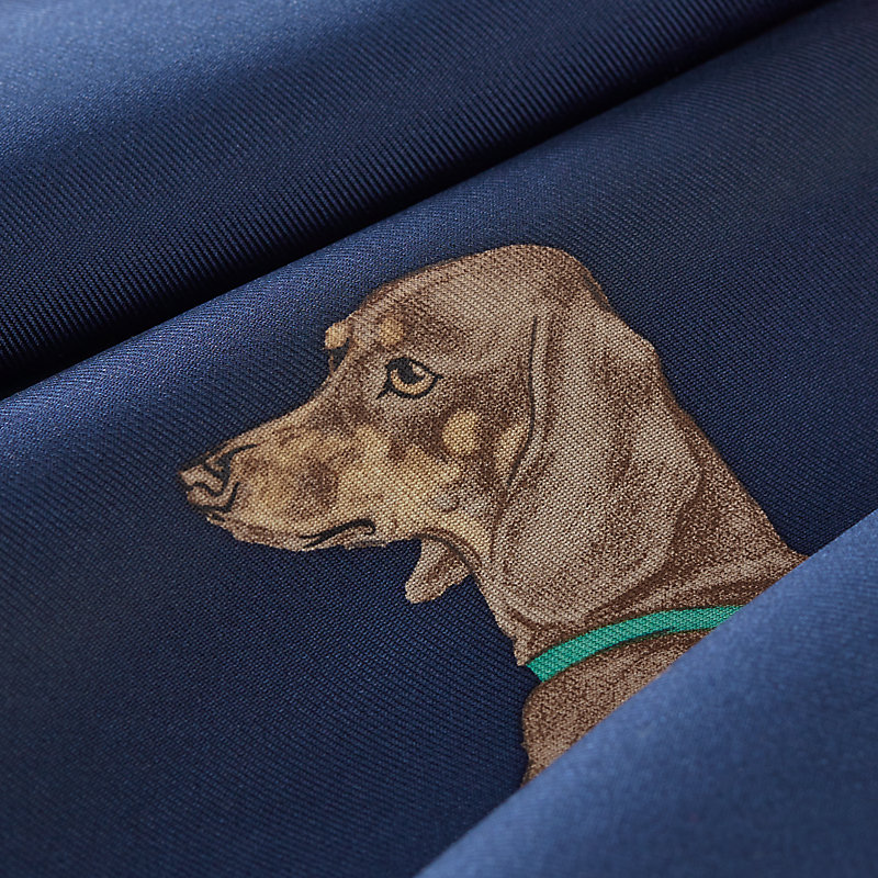 Женский платок Hermes (синий) — фото 2