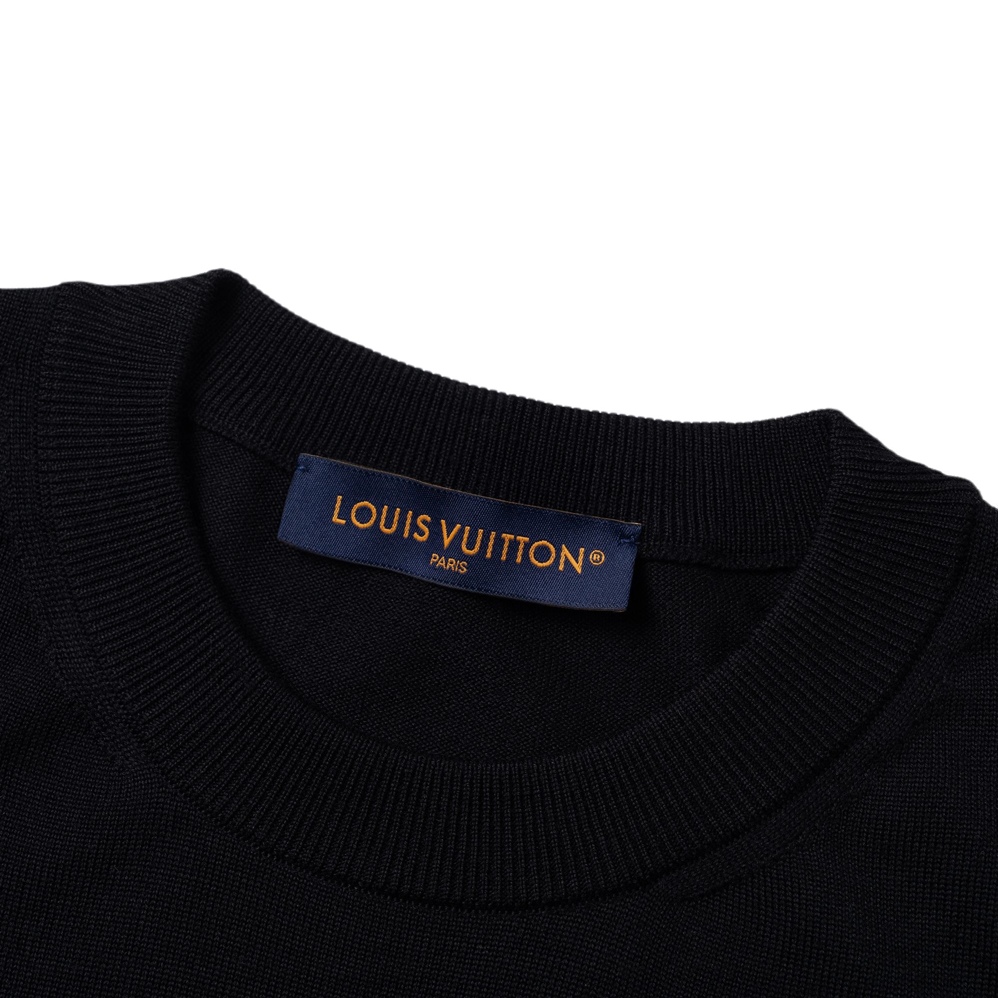 Мужской свитер Louis Vuitton LOUIS VUITTON FW25 (черный) — фото 2
