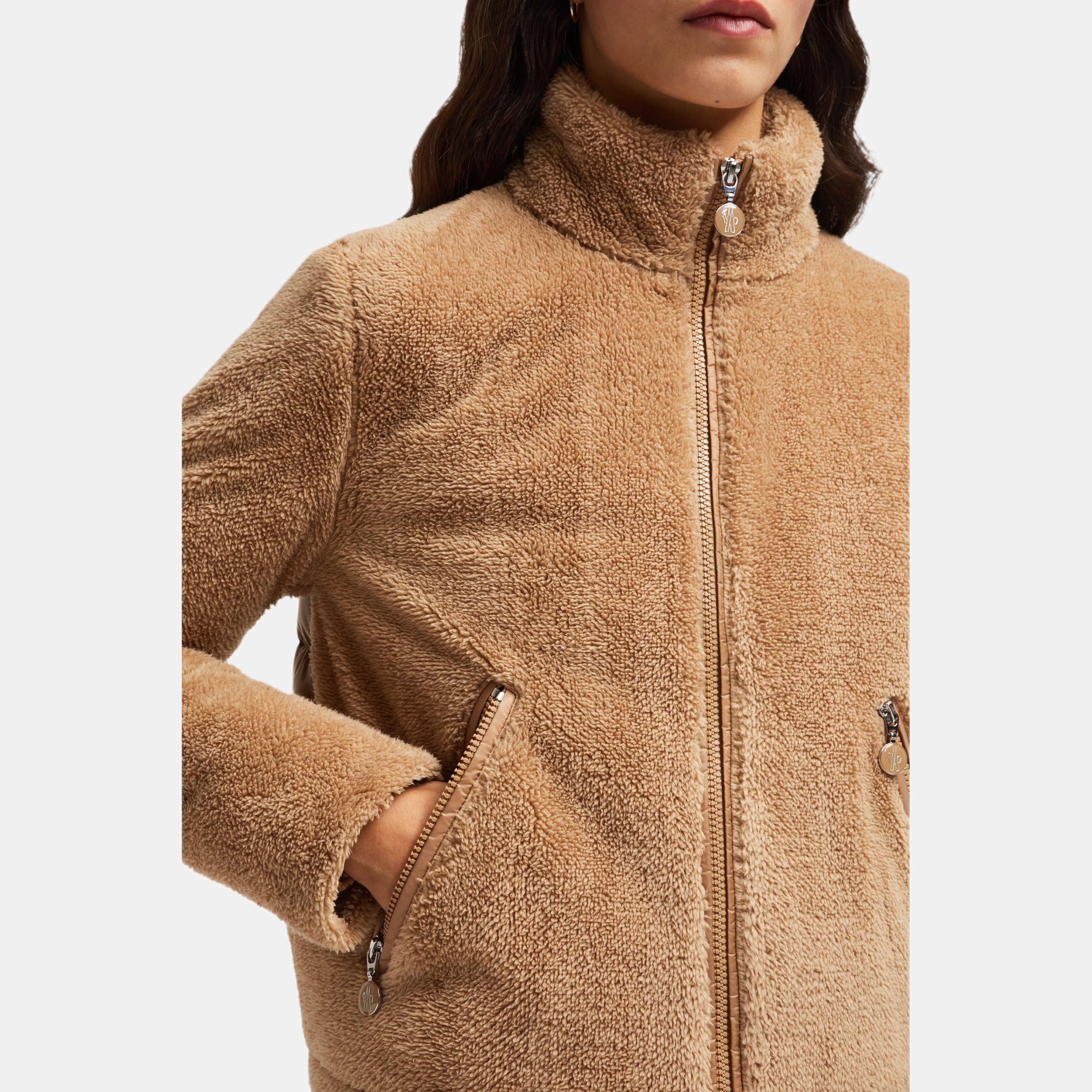 Женская куртка Moncler Polignac (бежевый) — фото 5