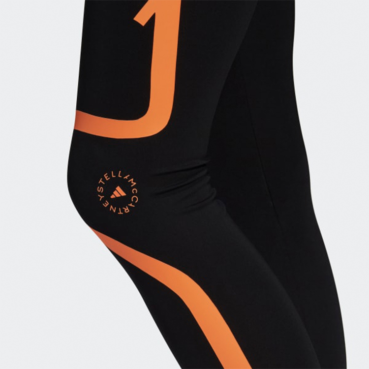 Adidas Sports Pants Women’s Black Orange Moderate