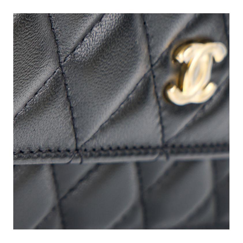 Женская сумка Chanel WOC (черная) — фото 7
