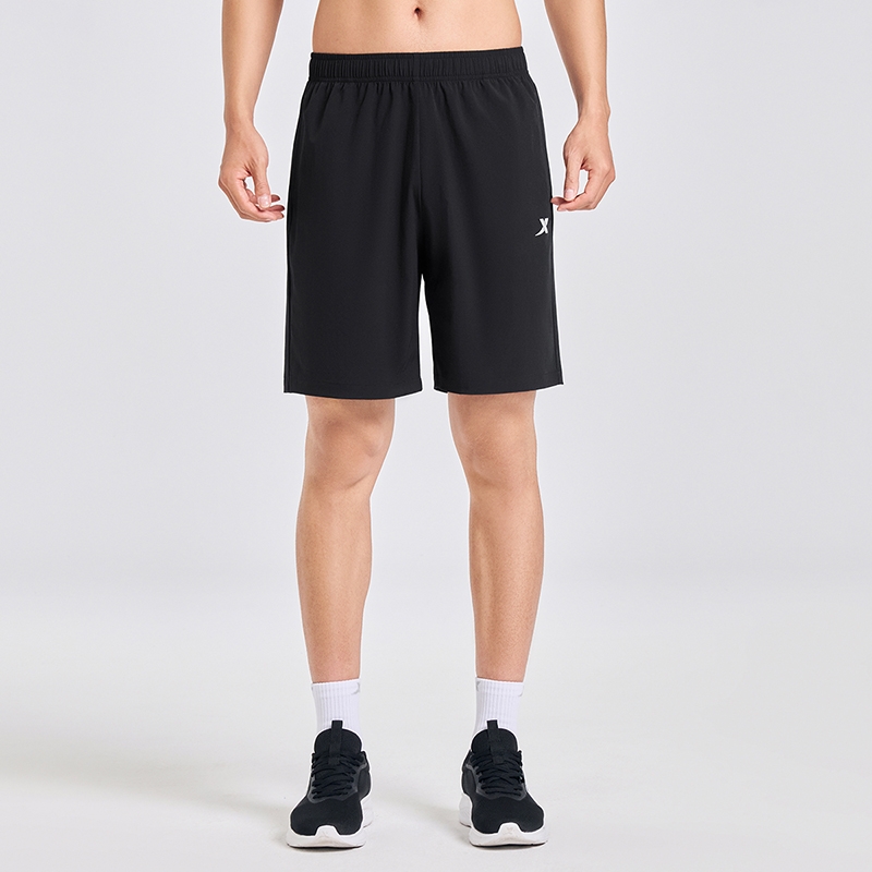 XTEP Comprehensive Training Shorts Sports Shorts Men’s Jet Black