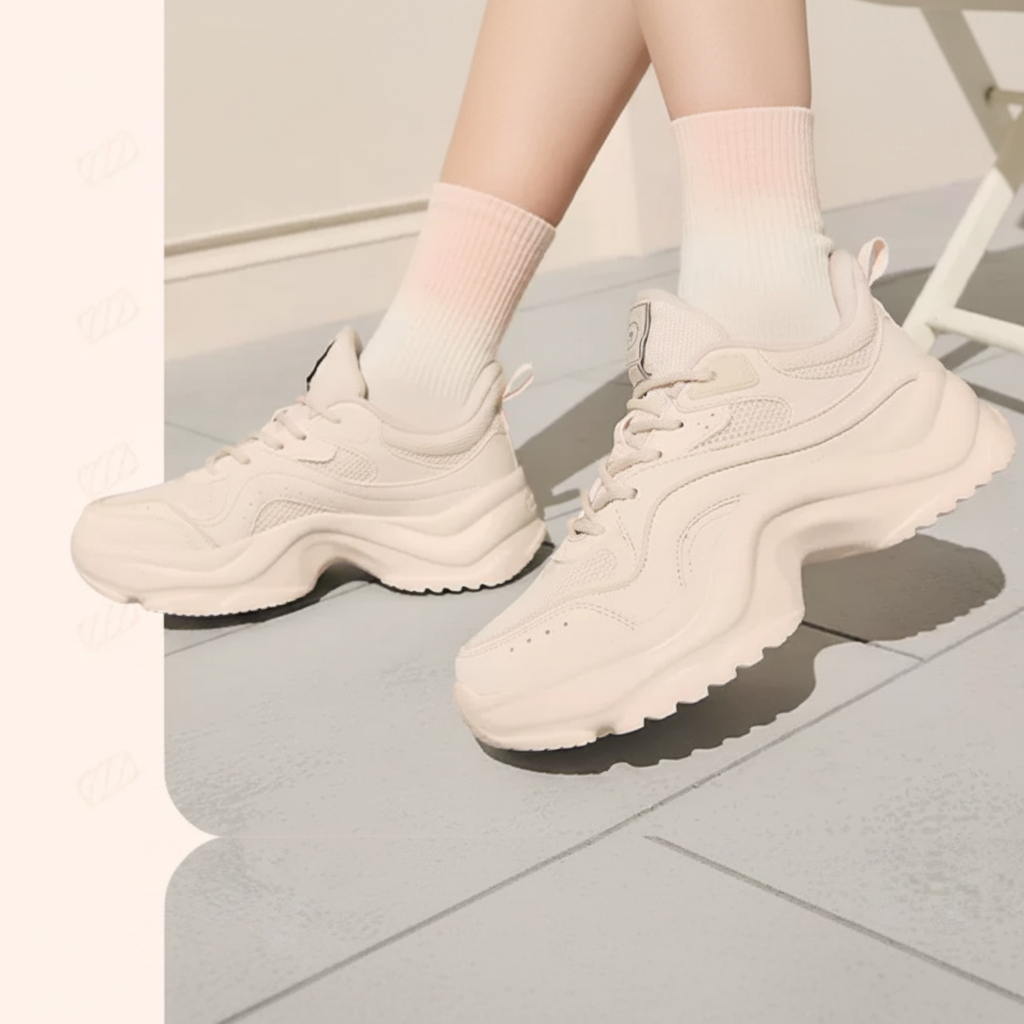 XTEP Marshmallow Low top Casual Running Shoes Women’s Gishi Orange