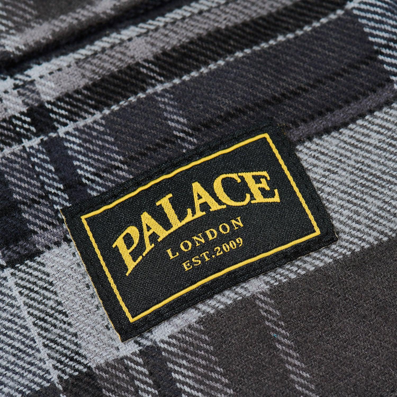 Рубашка Palace FW25 DROP2 LUMBER YAK PATCH OVERSHIRT (черная) — Черный — фото 3