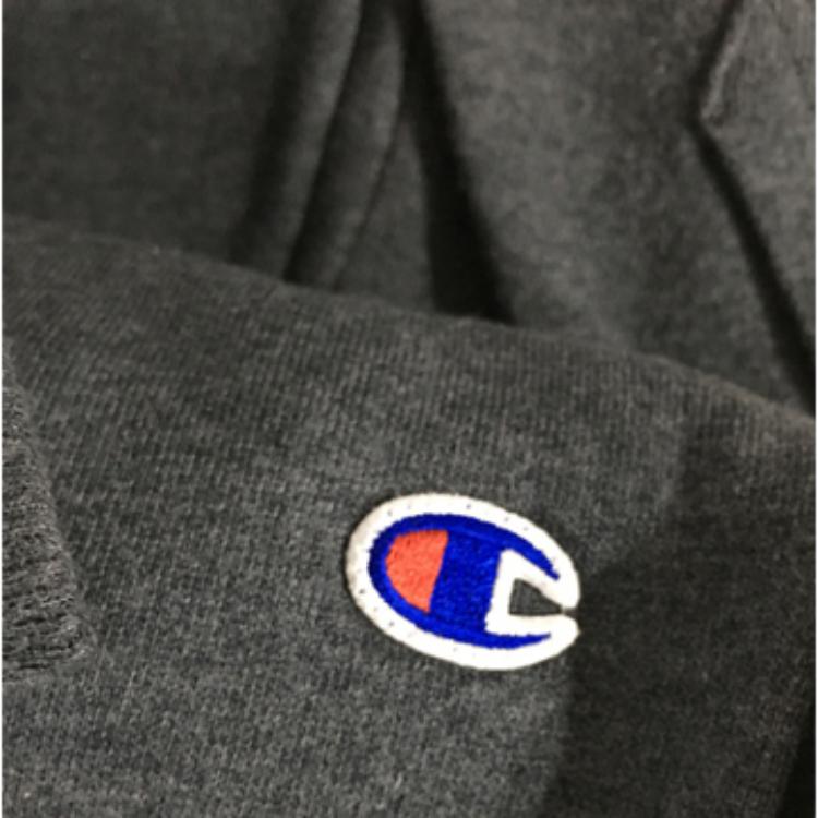 Худи Champion Mini Logo Hoodie (темно-серая) — фото 4