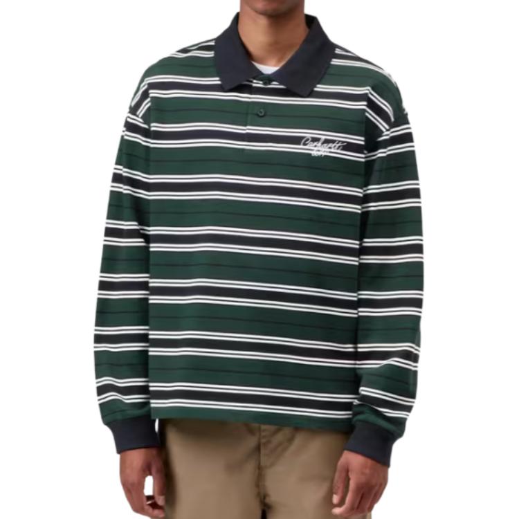Carhartt WIP FW26 Rugby Jerseys Unisex Green Moderate