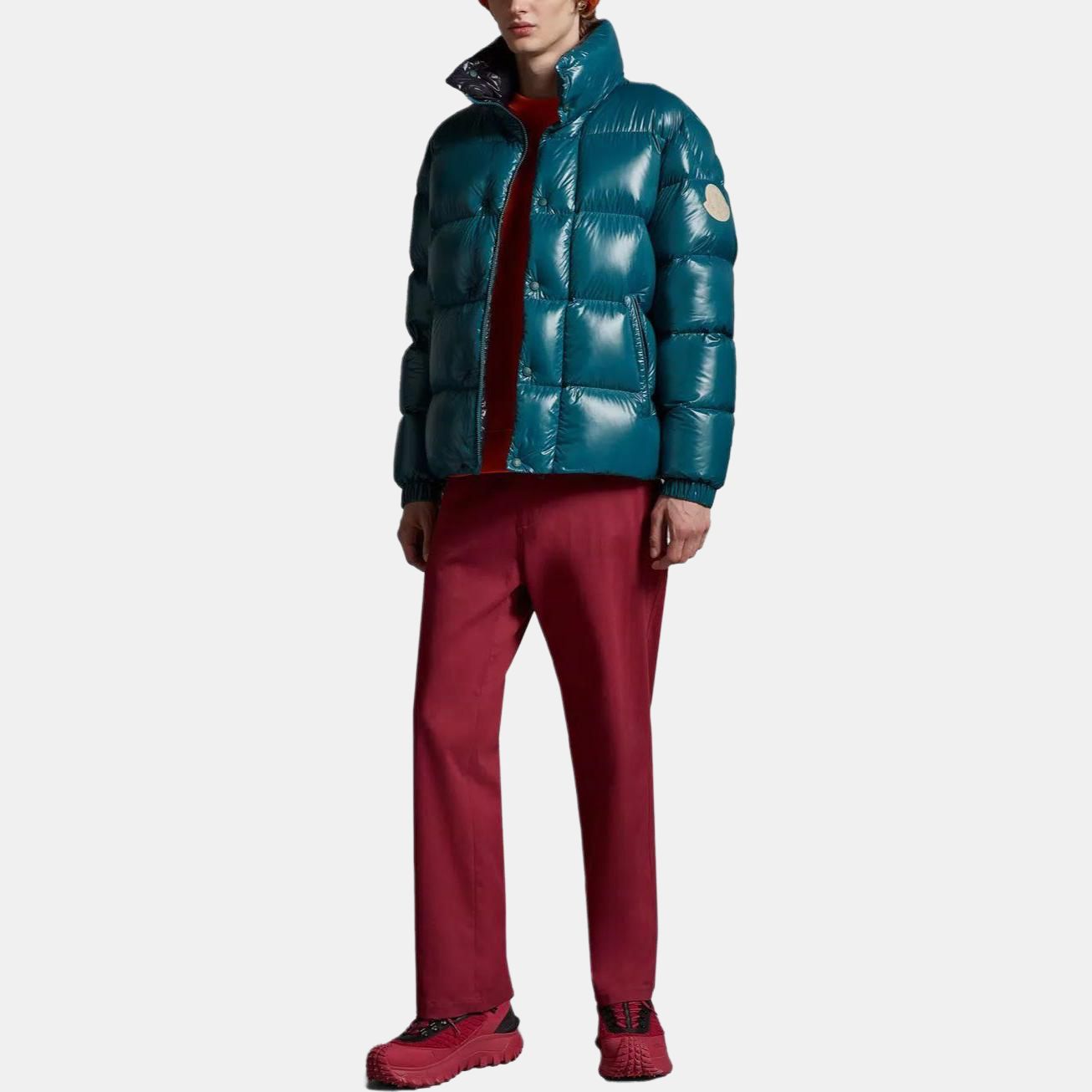 Пуховик Moncler FW23 Dervox (синий) — фото 5