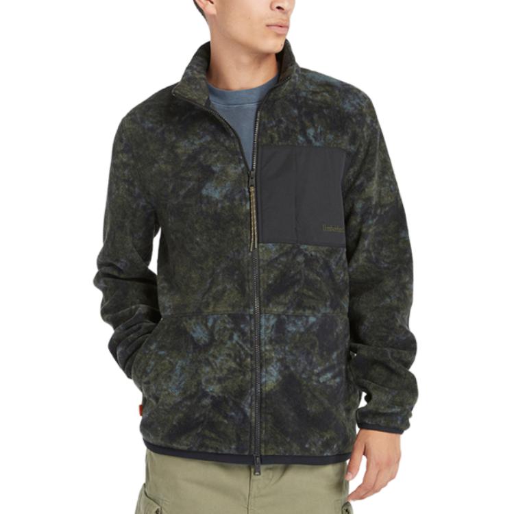 Timberland Fleece Clothing Men’s Camouflage Mountains All Over Print