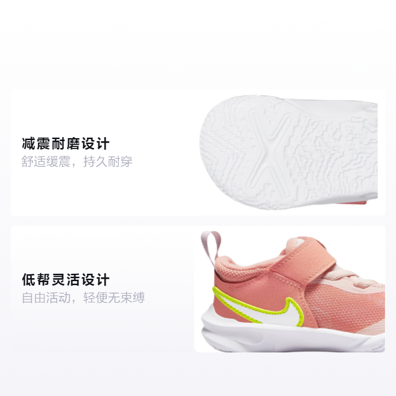 Кроссовки Nike Team Hustle D 10 Lil (бело-оранжевые) — фото 2