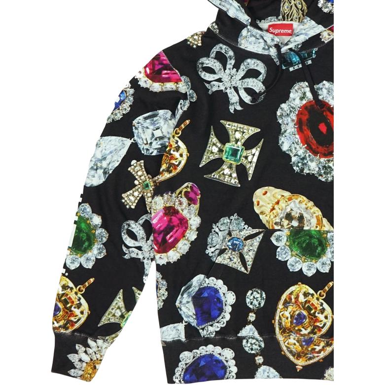 Худи Supreme FW18 Jewels Hooded Sweatshirt Black (черное) — фото 5