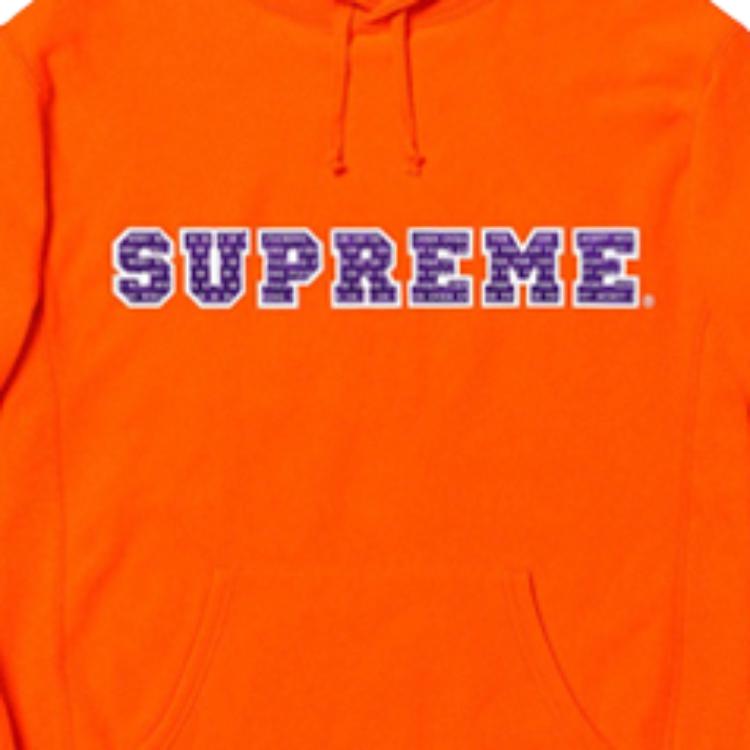 Худи Supreme (оранжевый) — фото 4