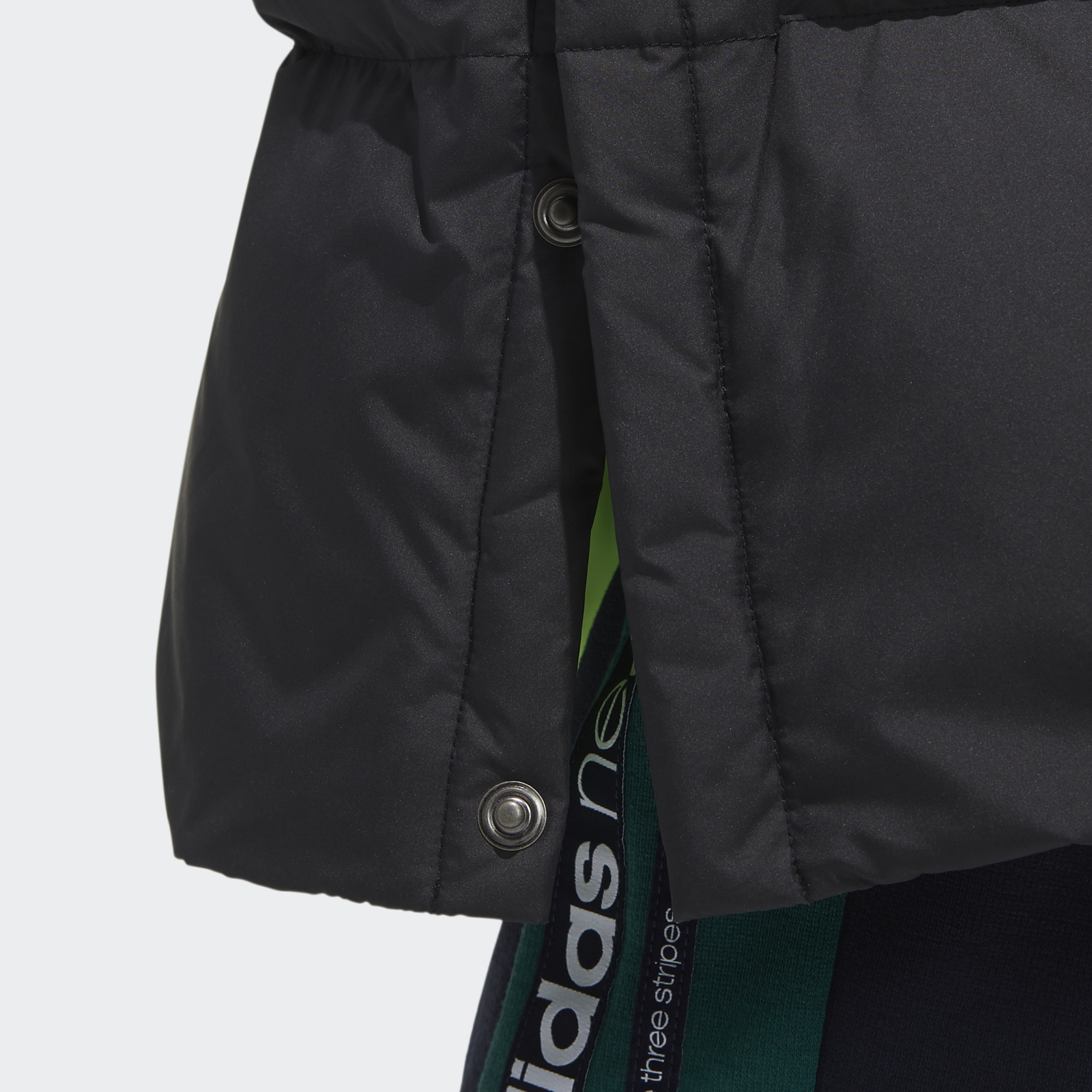 Мужская куртка adidas neo (черная) — фото 3