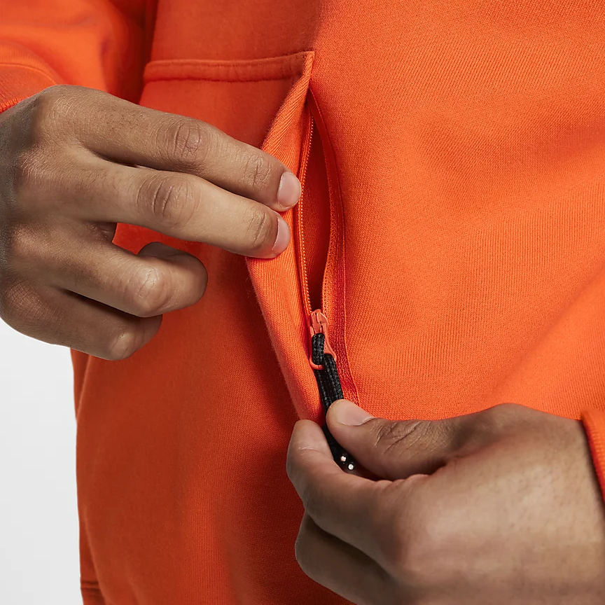 Мужское худи Nike ACG PO HOODIE (оранжевое) — фото 5