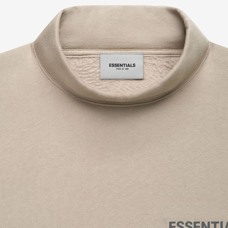Мужские худи Fear of God Essentials FW21 Logo (коричневый) — фото 3