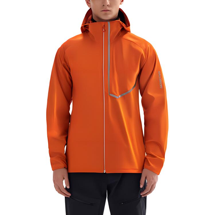 SALOMON Bonatti Trail JKT Running Coat Men’s Tomato Red