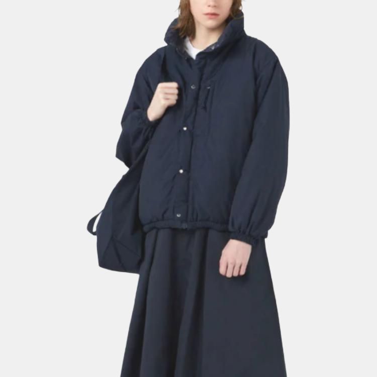 Куртка nanamica FW25 Reversible Insulation Jacket (черная) — фото 3