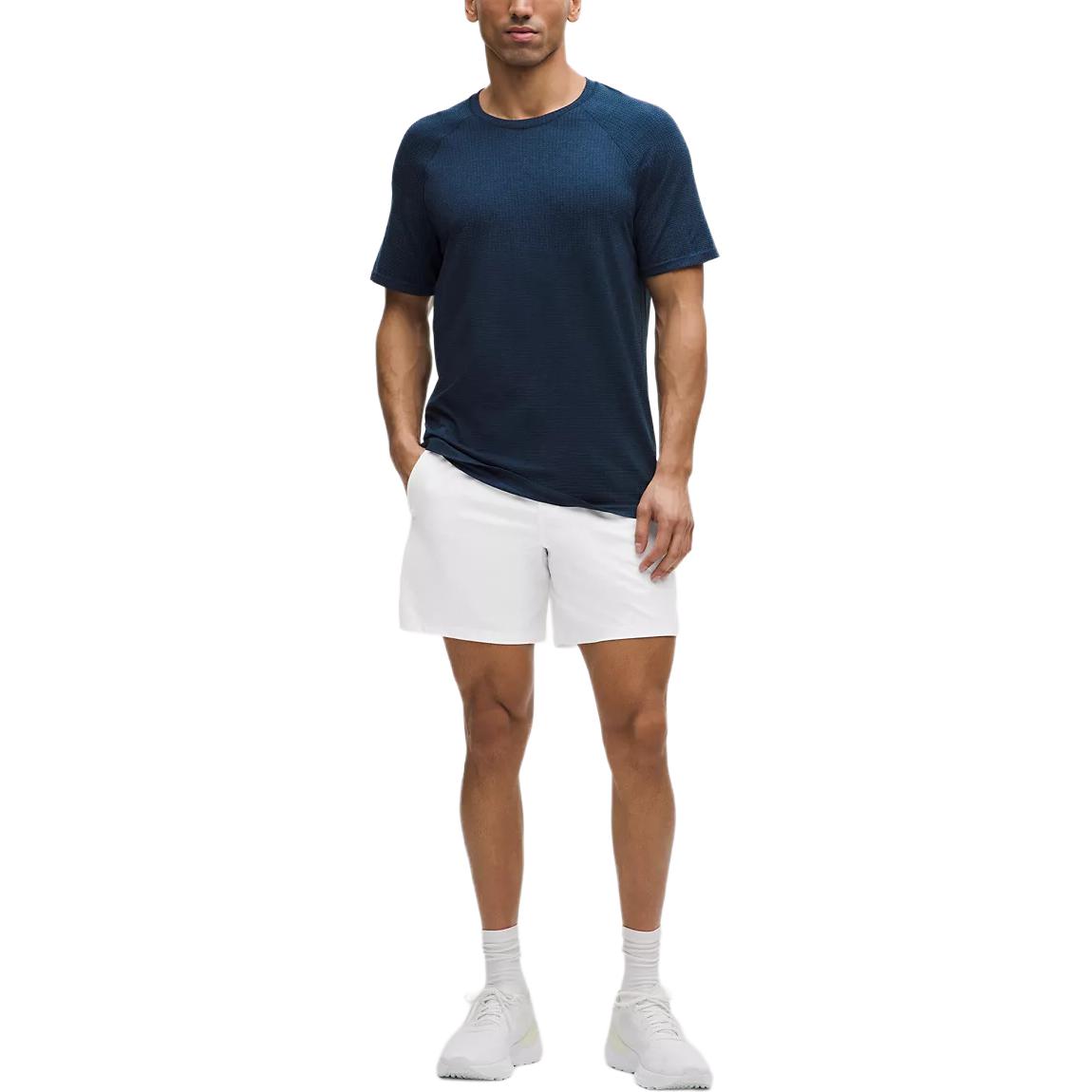 Lululemon Pace Breaker Sports Shorts 7′ Men’s White/WHT
