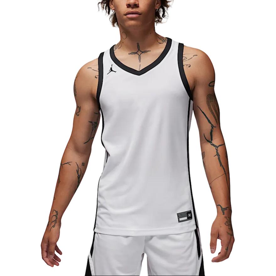 Jordan SS24 DRI FIT Basketball Jersey Men’s Team White