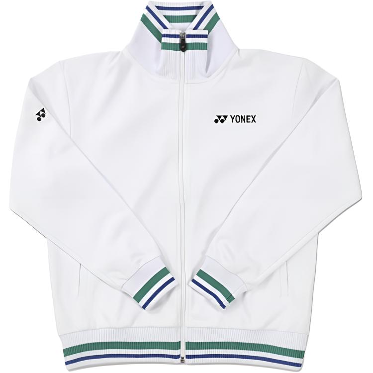 YONEX Badminton Jerseys Women’s White Stand Collar Moderate