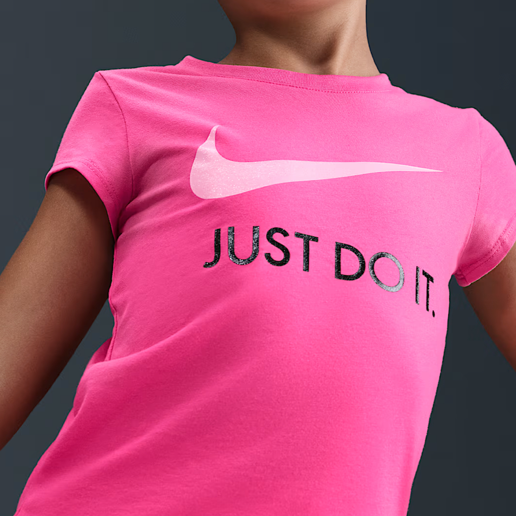 Детская футболка Nike NikeT (розовая) — фото 4