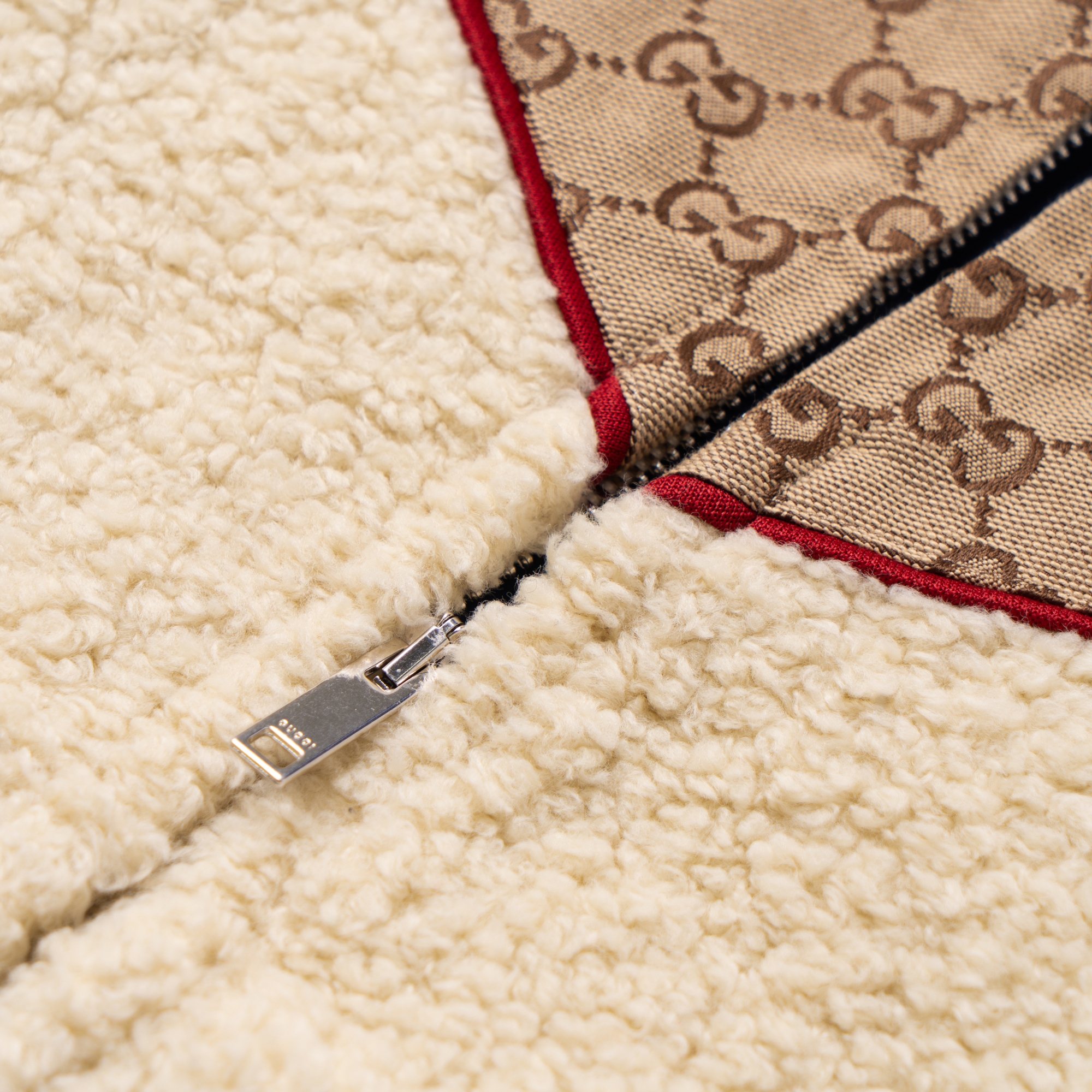 Куртка Gucci x THE NORTH FACE (бежевая) — фото 6
