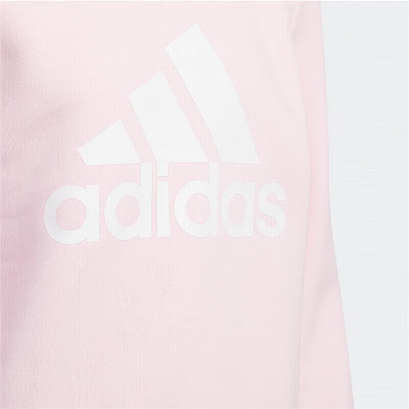 Женское худи adidas logo (розовое) — фото 5