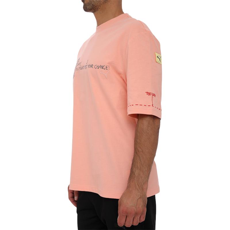 Мужские футболка PUMA T (разноцветный) — фото 5