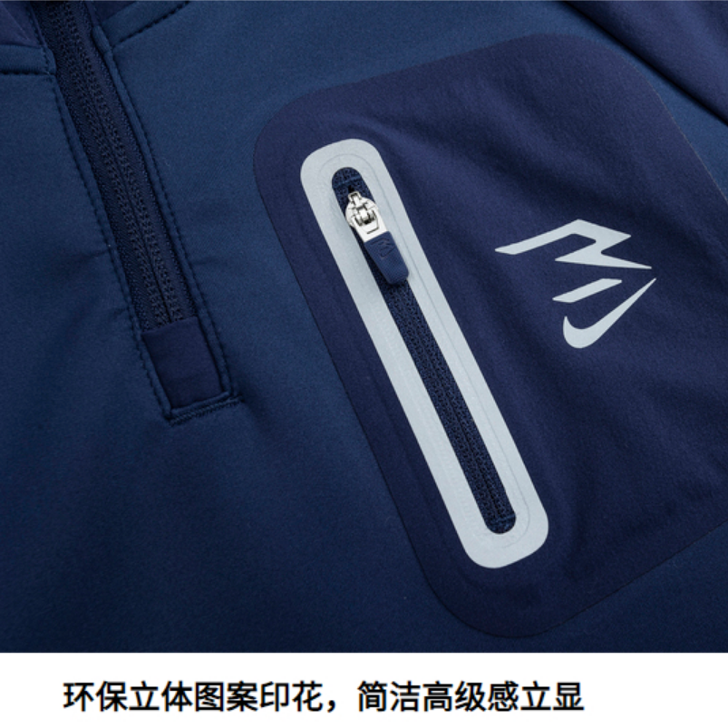 Мужская куртка Nike (синяя) — фото 3