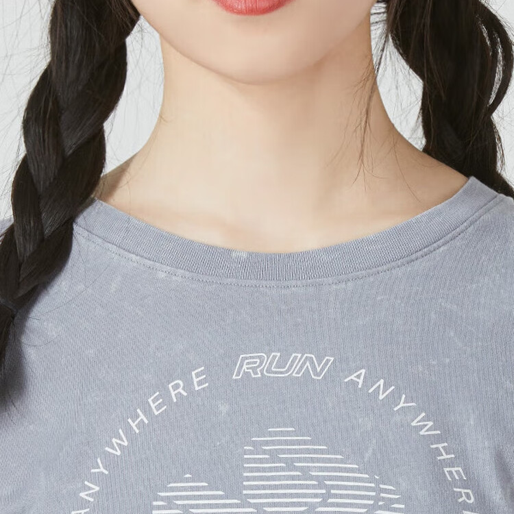 Женская футболка Under Armour Anywhere (серая) — фото 5