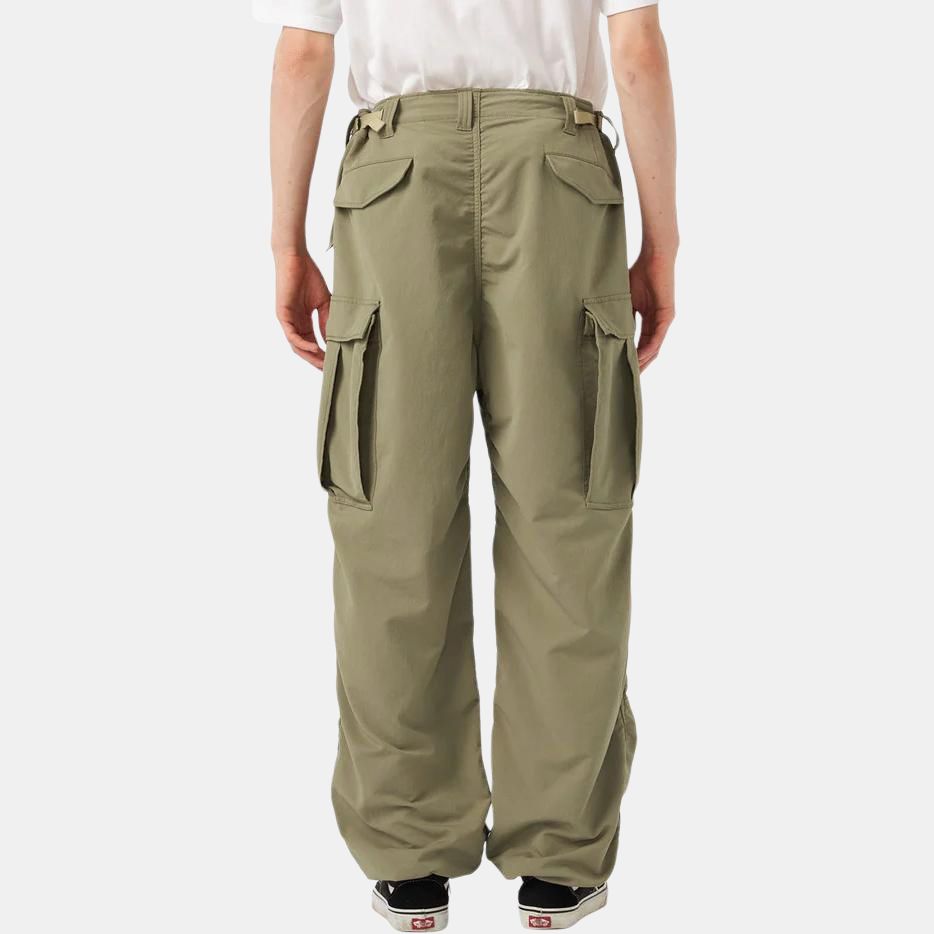 Штаны nanamica FW25 ALPHADRY Field Cargo Pants (черные) — фото 4