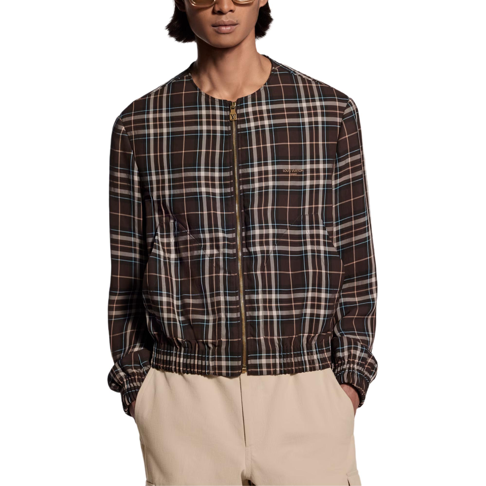 Мужская куртка Louis Vuitton x Pharrell Williams (клетчатая) — фото 2