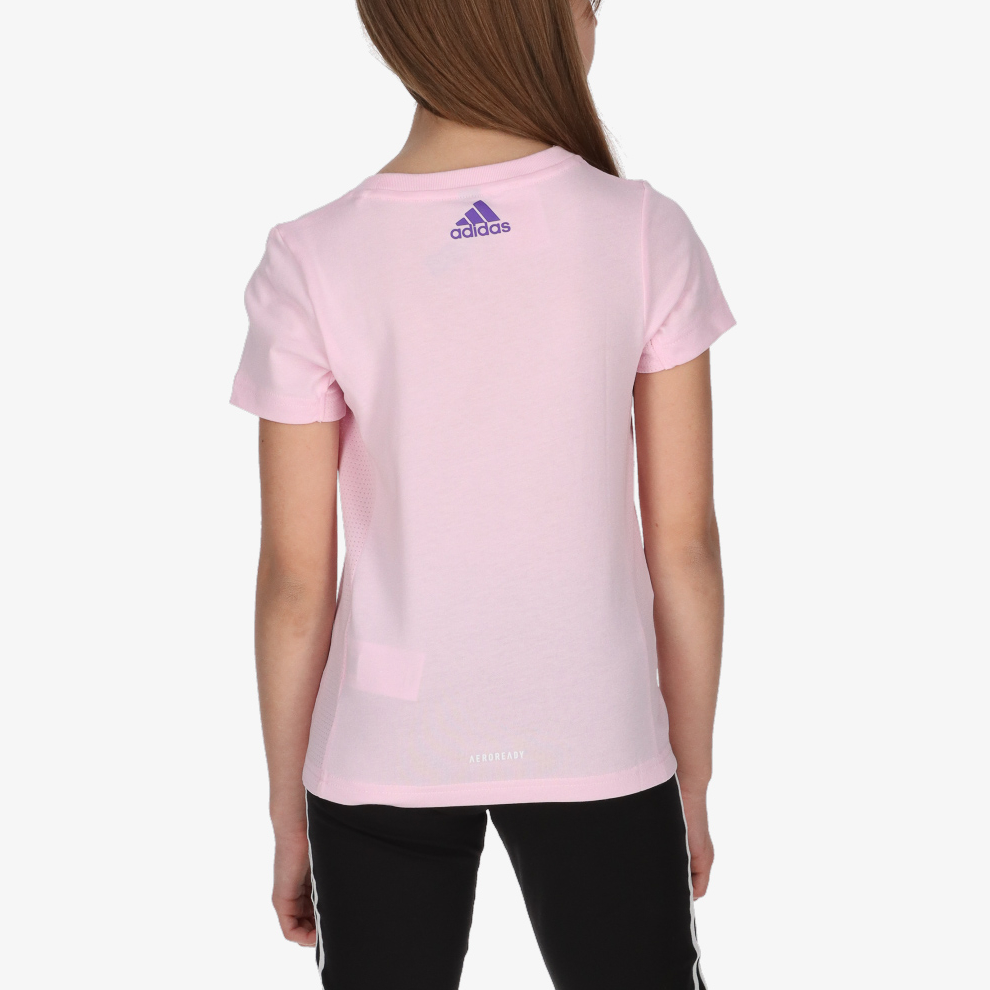 Женская футболка adidas (розовый) — фото 4