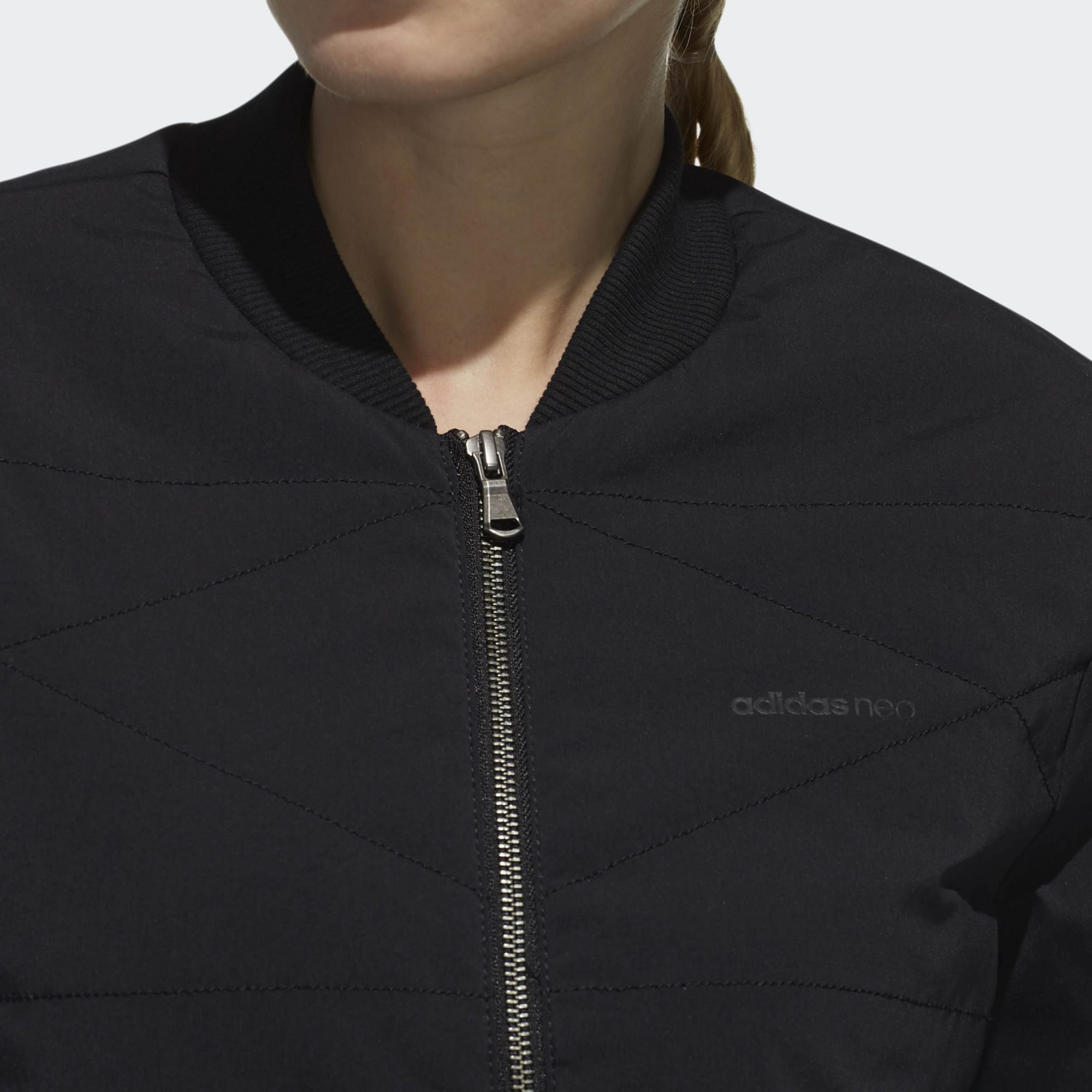 Женская куртка adidas (черная) — фото 6