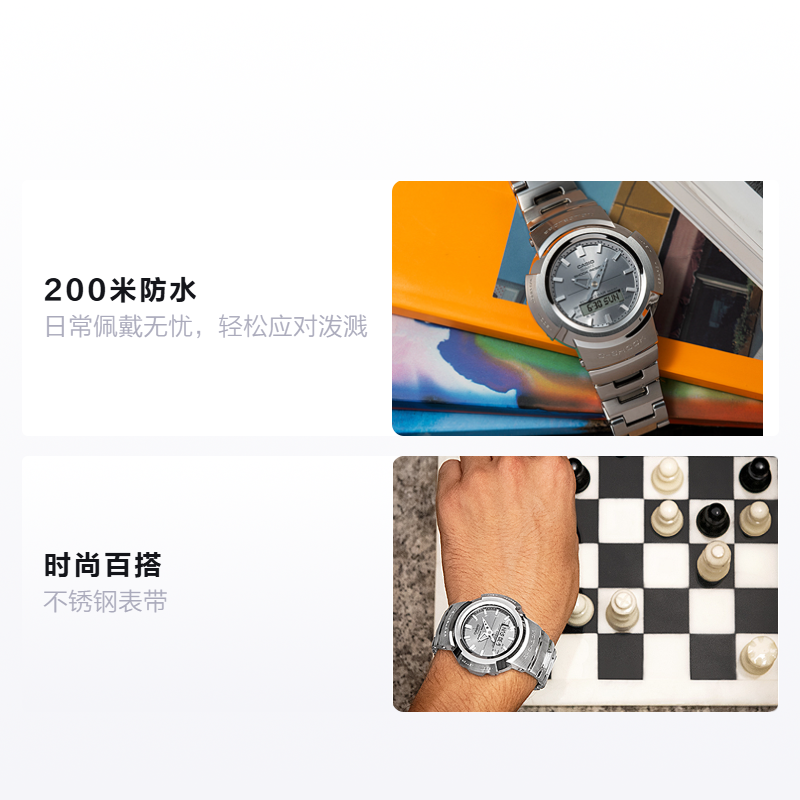 Мужские часы Casio Edifice (серебряные) — фото 2