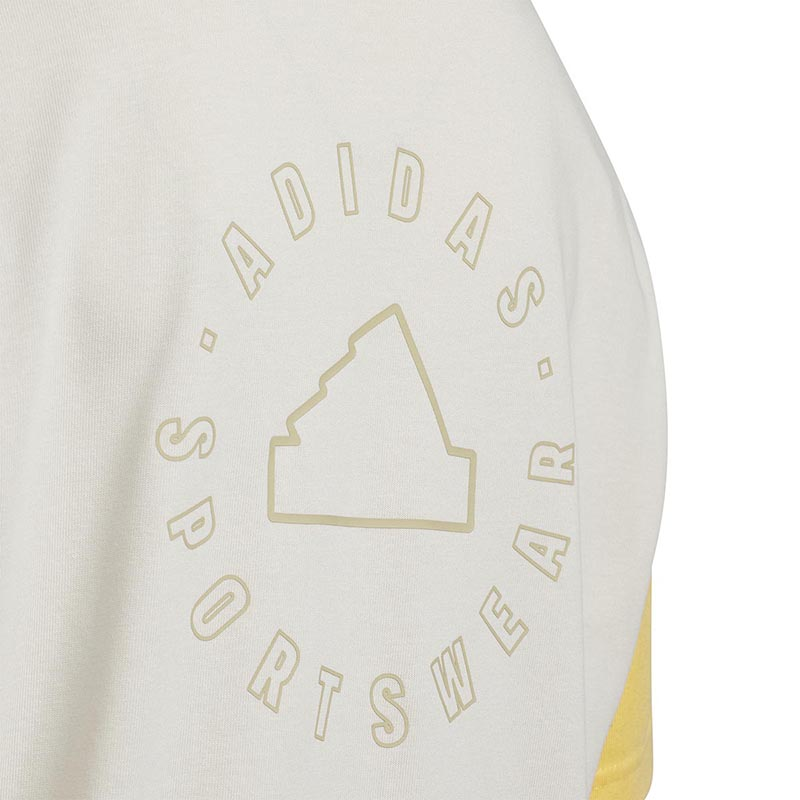 Женская футболка-поло adidas SS24 (серая) — фото 4