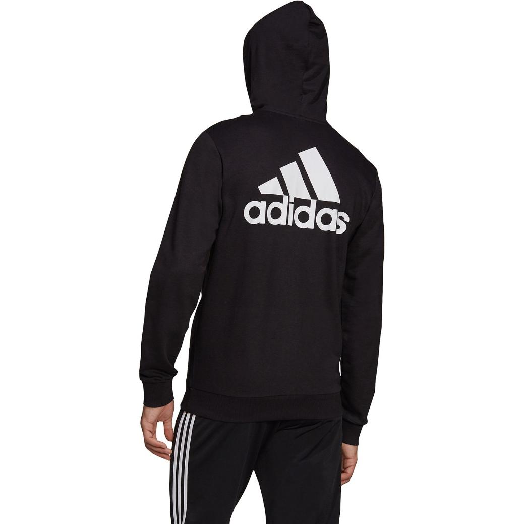 Мужское худи adidas Logo (черное) — фото 4