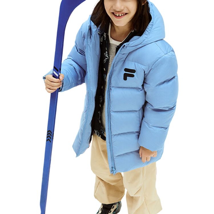 Куртка Fila KIDS FW24 ORIGINALE (серо-голубой) — фото 5