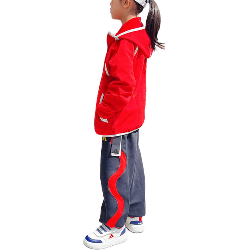 Мужская куртка adidas JK KN JKT HOODY (красная) — фото 5