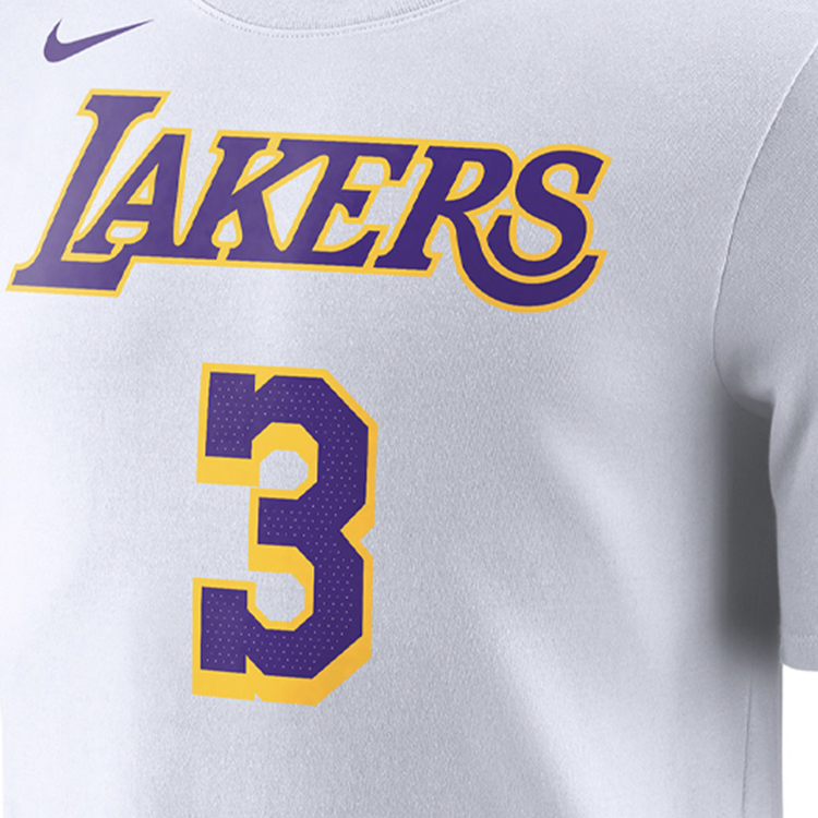 Мужская футболка Nike Dri-FIT NBA Энтони Дэвис (белая) — фото 3