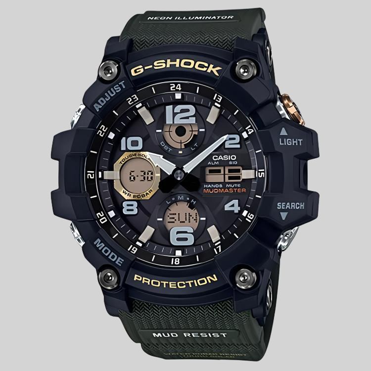 Женские часы Casio G-SHOCK Mudman (черные) — фото 4