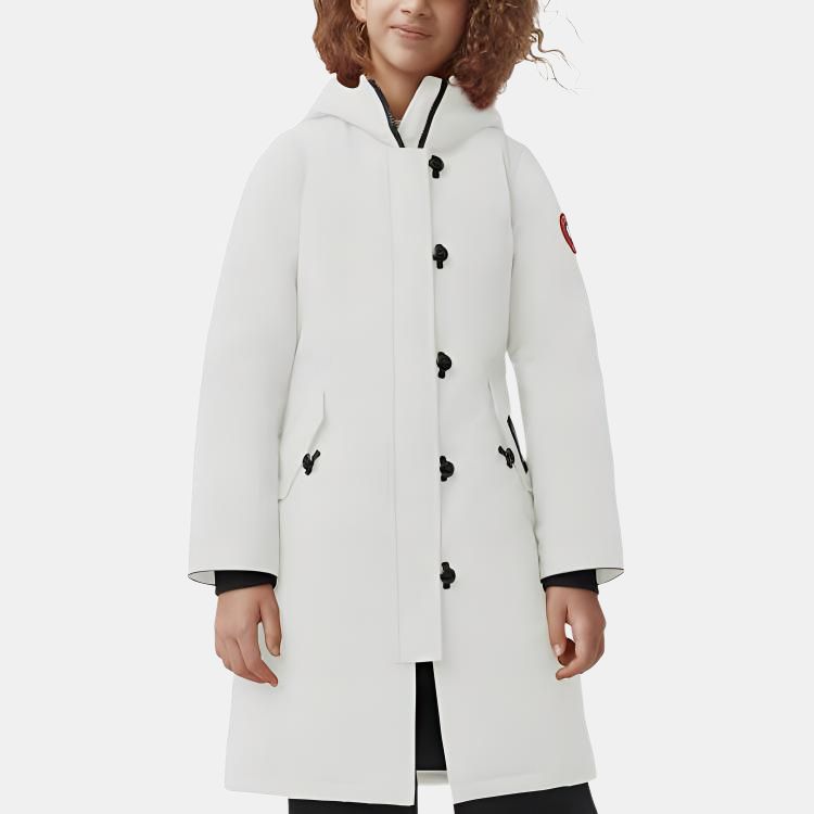 Пуховик Canada Goose (белый) — фото 2