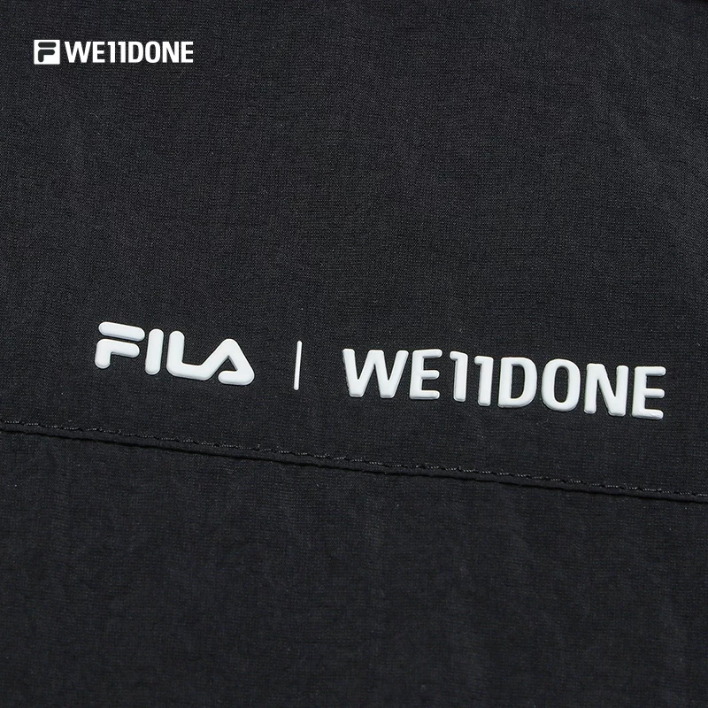 Куртка Fila × WE11DONE (черная) — фото 4