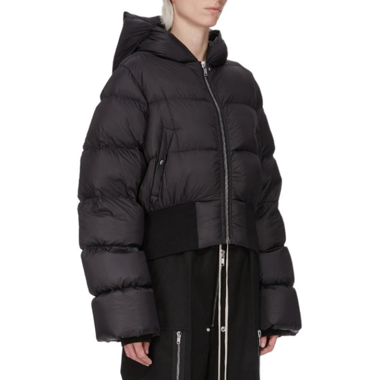 Женская куртка RICK OWENS/RO (черная) — фото 4