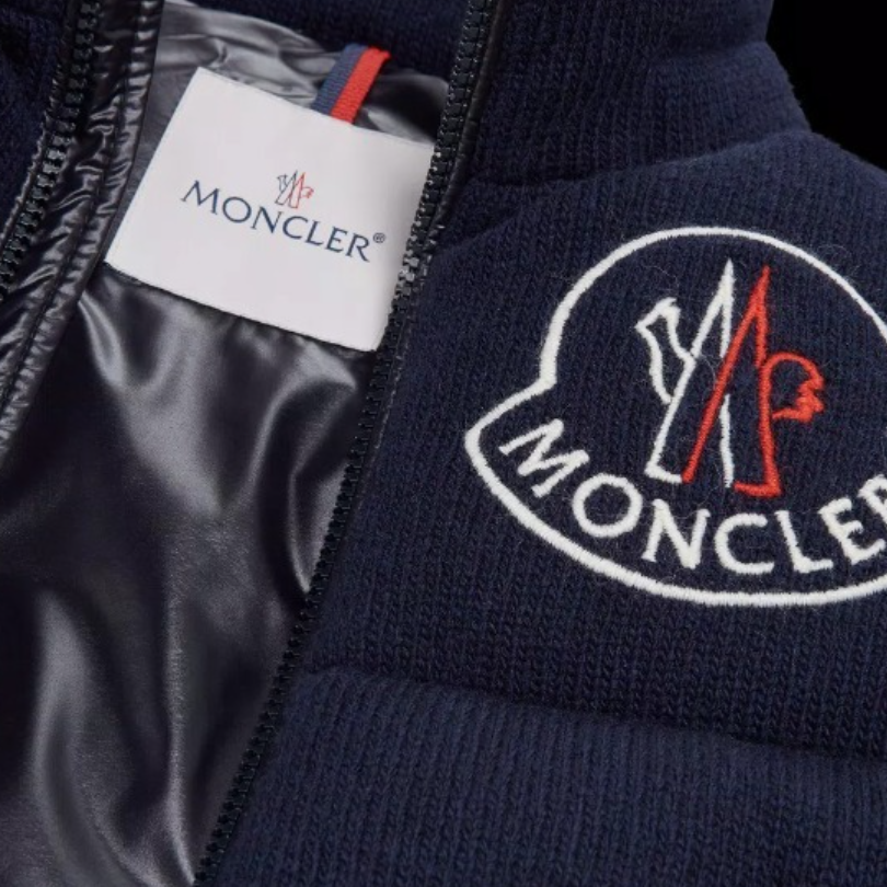 Детский жилет Moncler FW23 (темно-синий) — фото 5