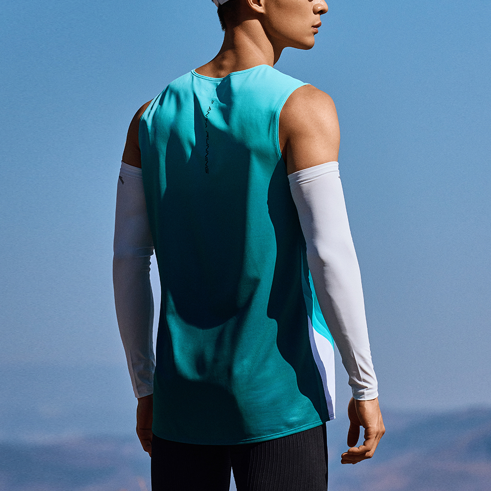 Anta Running Collection Running Tank Top Men’s Distant Mountain Turquoise