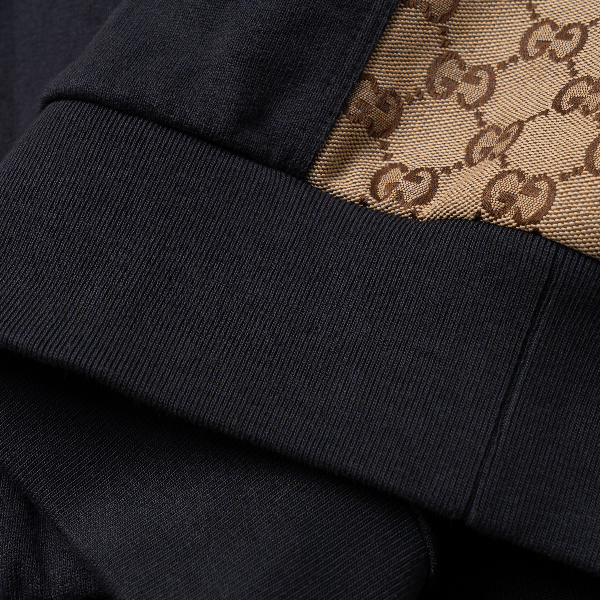 Мужская куртка Gucci с логотипом (темно-серая) — фото 6