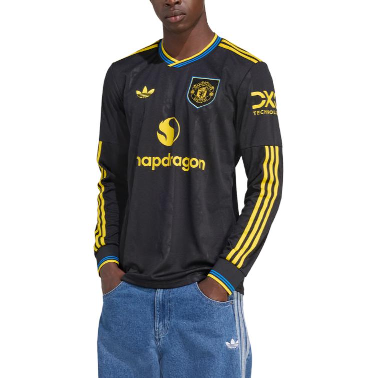 Adidas Free Shipping With AdiClub Manchester United 25/26 Long Sleeve Third Jersey