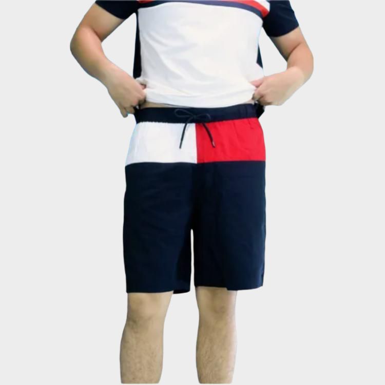 Tommy Hilfiger Beach Shorts Men’s Navy Blue Multicolor